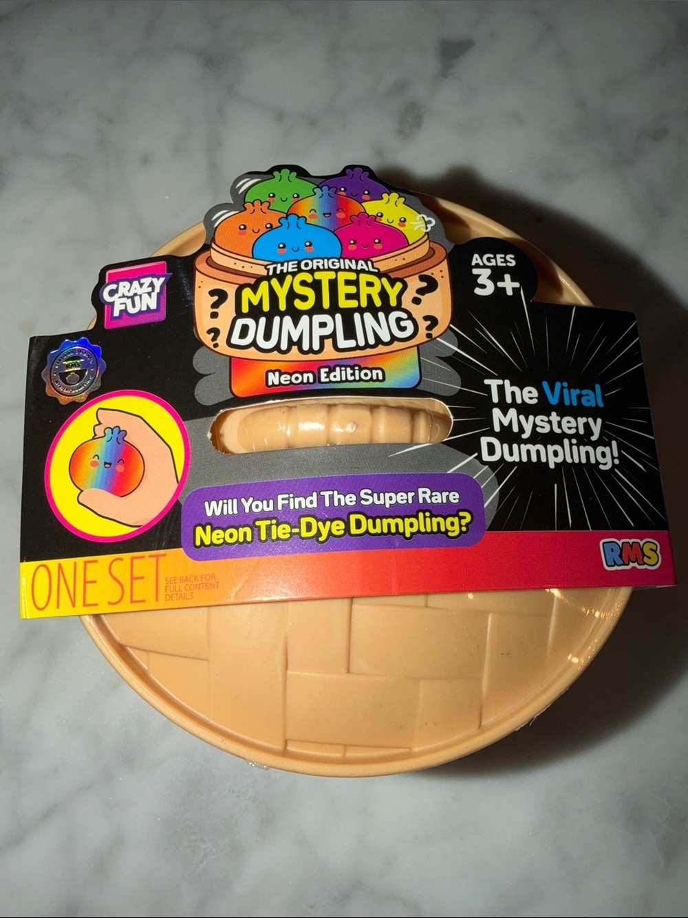 RMS Viral Original Mystery Dumpling Neon Edition (slow rise - Nee Doh Texture)
